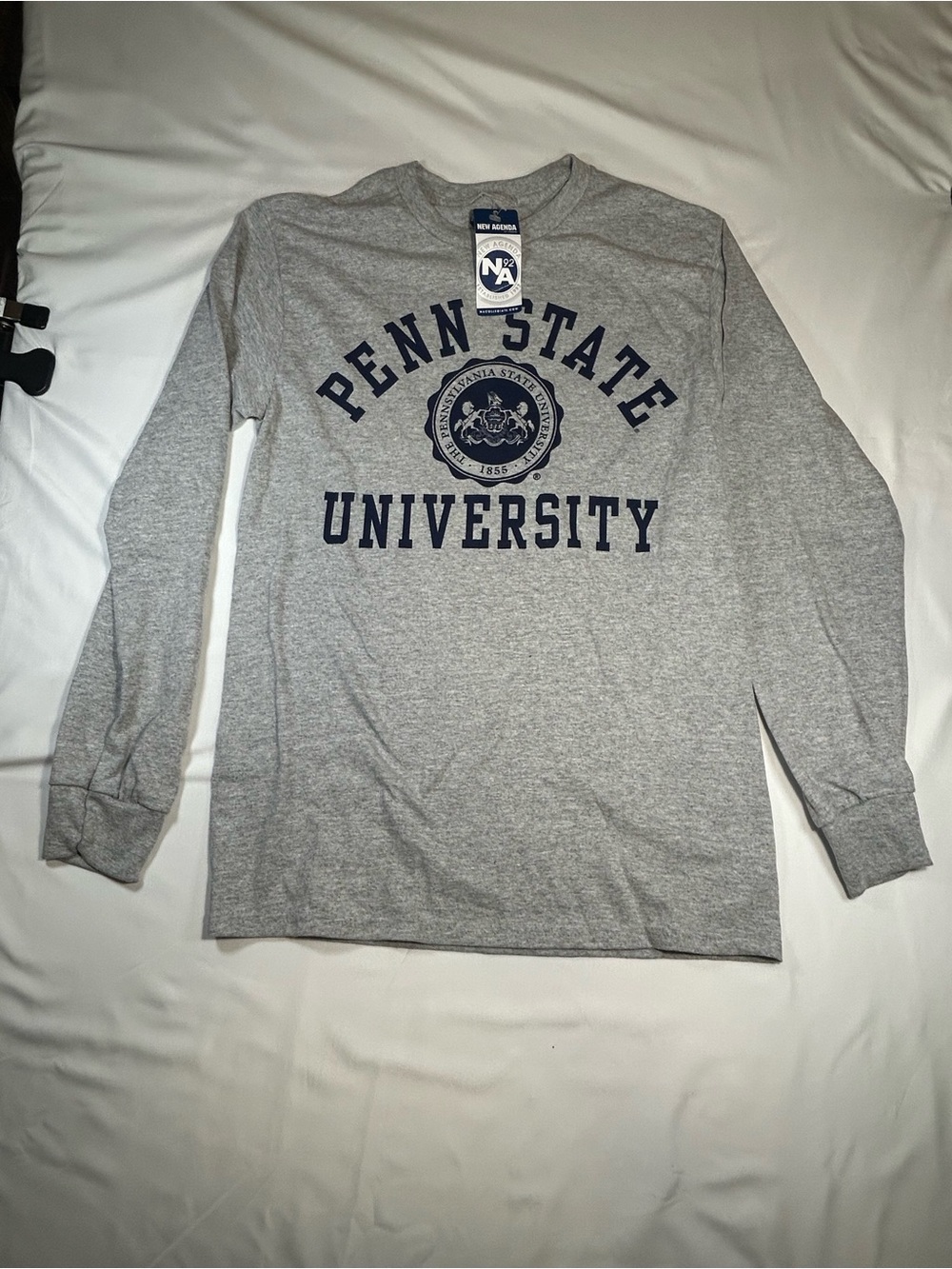 NWT Penn State University Gray Long Sleeve Crewneck Shirt - Collegiate Comfort